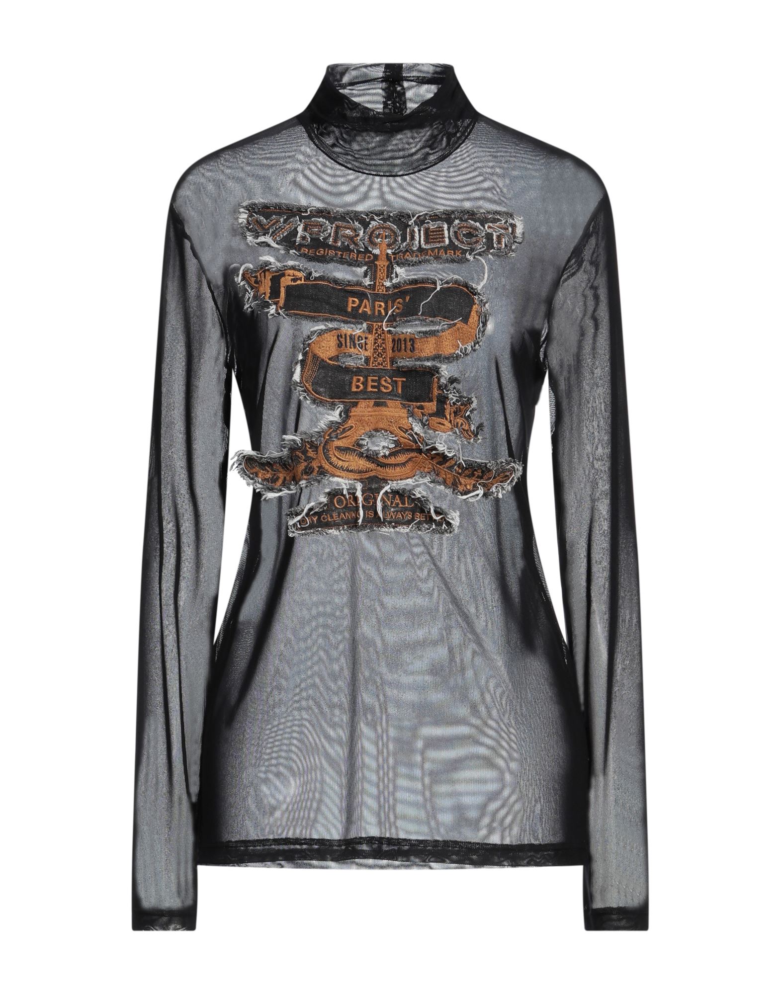 Y/PROJECT Top Damen Schwarz von Y/PROJECT