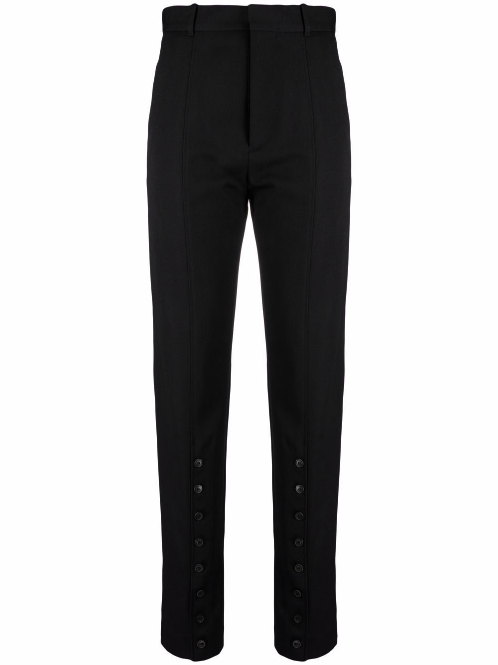 Y/Project Schmale High-Waist-Hose - Schwarz von Y/Project