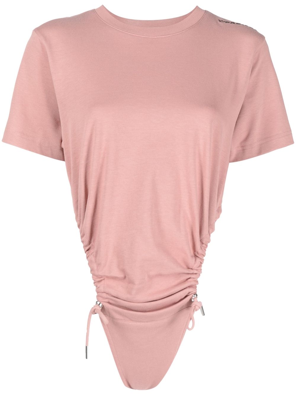 Y/Project T-Shirt mit Cut-Out - Rosa von Y/Project