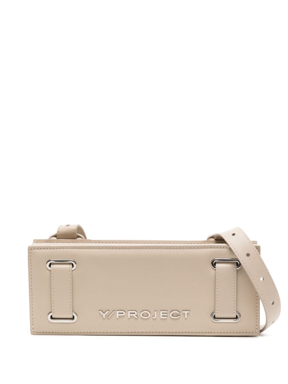 Y/Project Tasche mit Logo-Schild - Nude von Y/Project