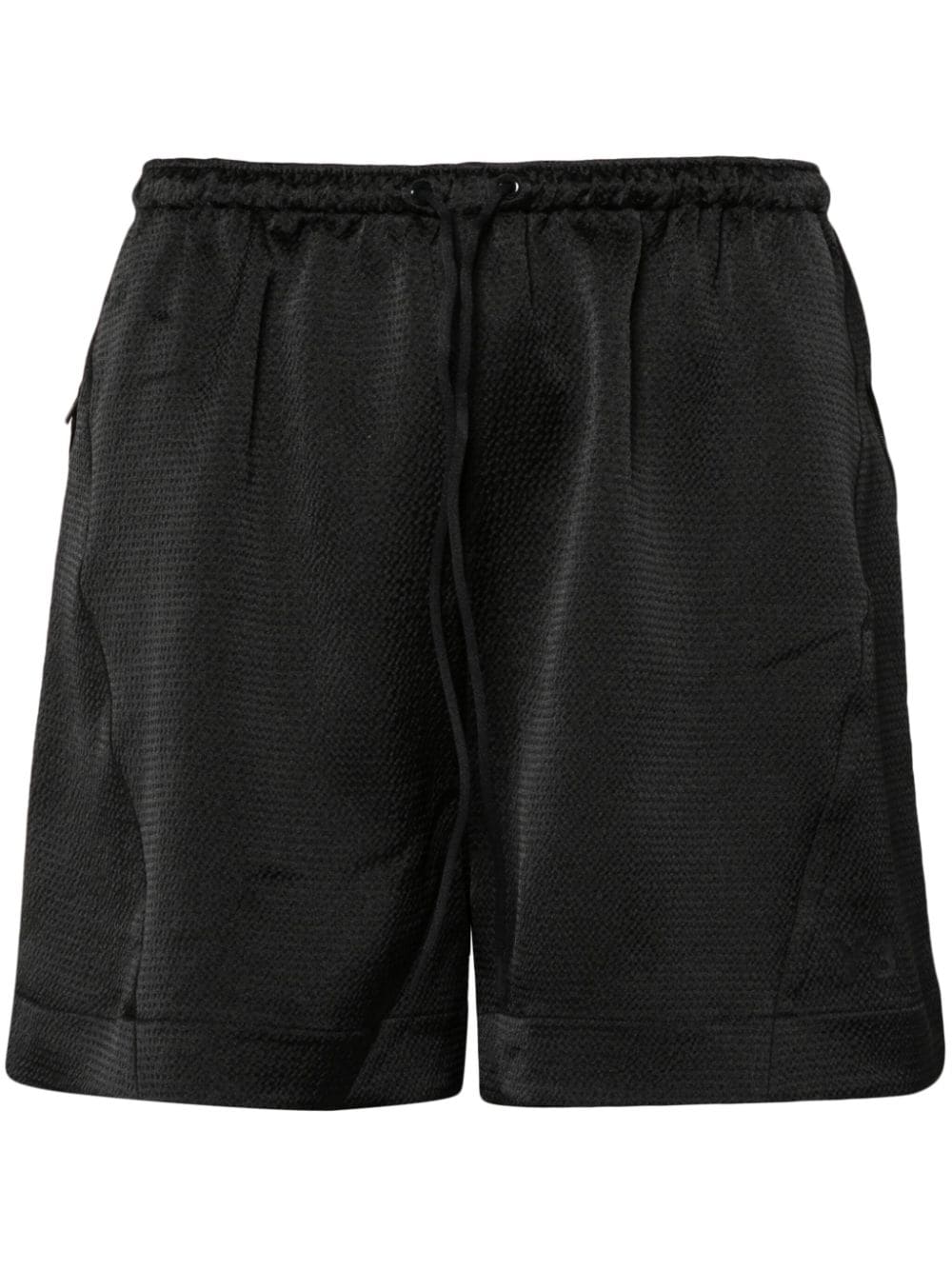 Y-3 Joggingshorts mit Seersucker-Textur - Schwarz von Y-3