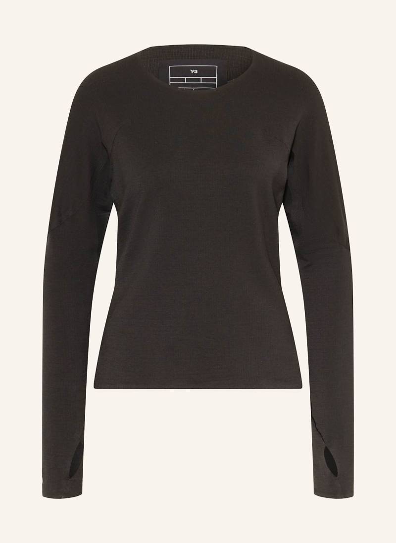 Y-3 Laufshirt schwarz von Y-3