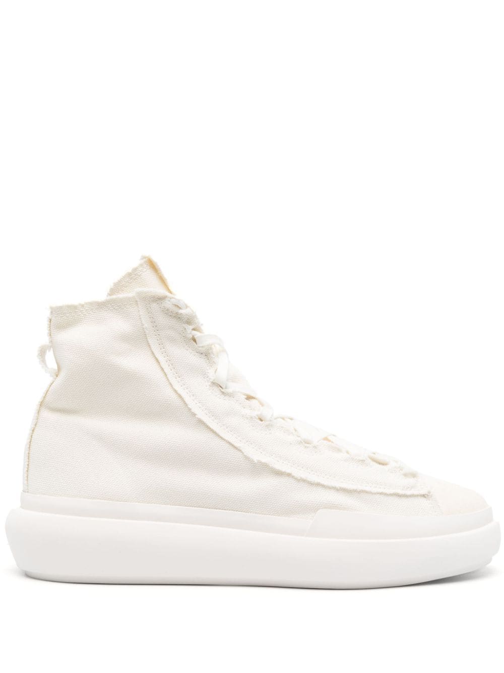 Y-3 Nizza High-Top-Sneakers im Used-Look - Weiß von Y-3