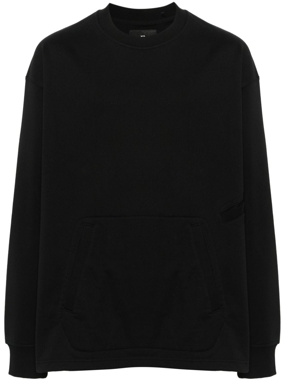 Y-3 Sweatshirt mit Logo-Print - Schwarz von Y-3