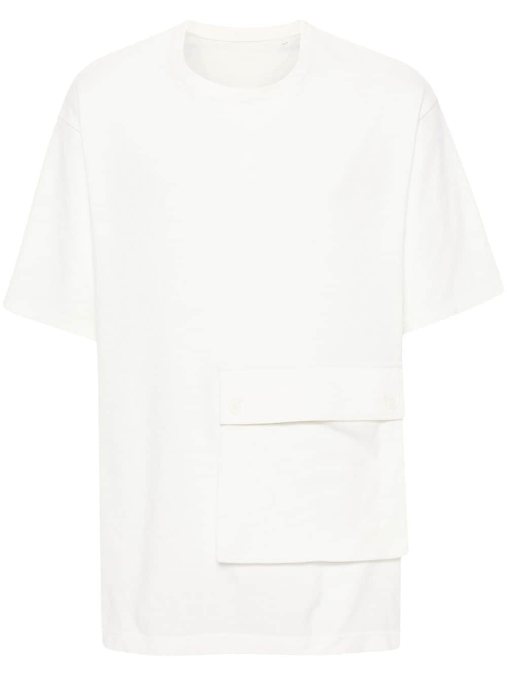 Y-3 T-Shirt aus Kreppjersey - Weiß von Y-3