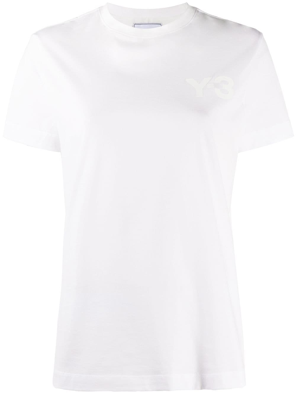 Y-3 T-Shirt mit Logo-Print - Weiß von Y-3