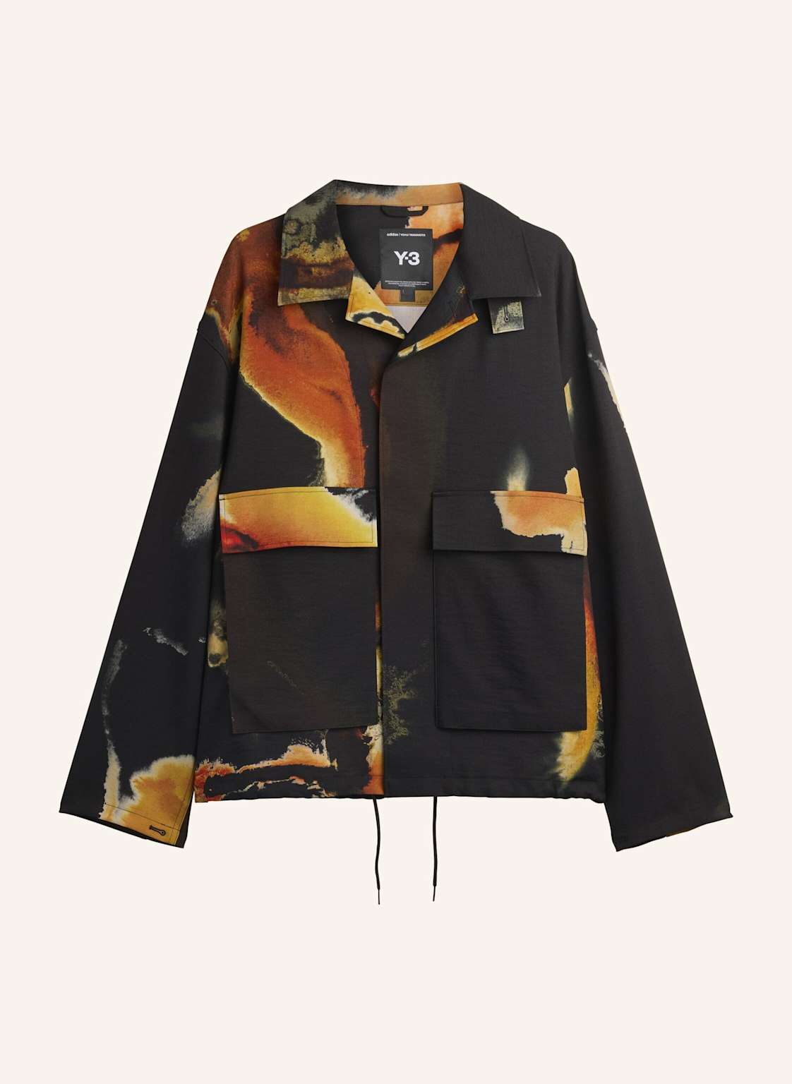 Y-3 Y-3 Aop Sport Uniform Coach Jacke schwarz von Y-3
