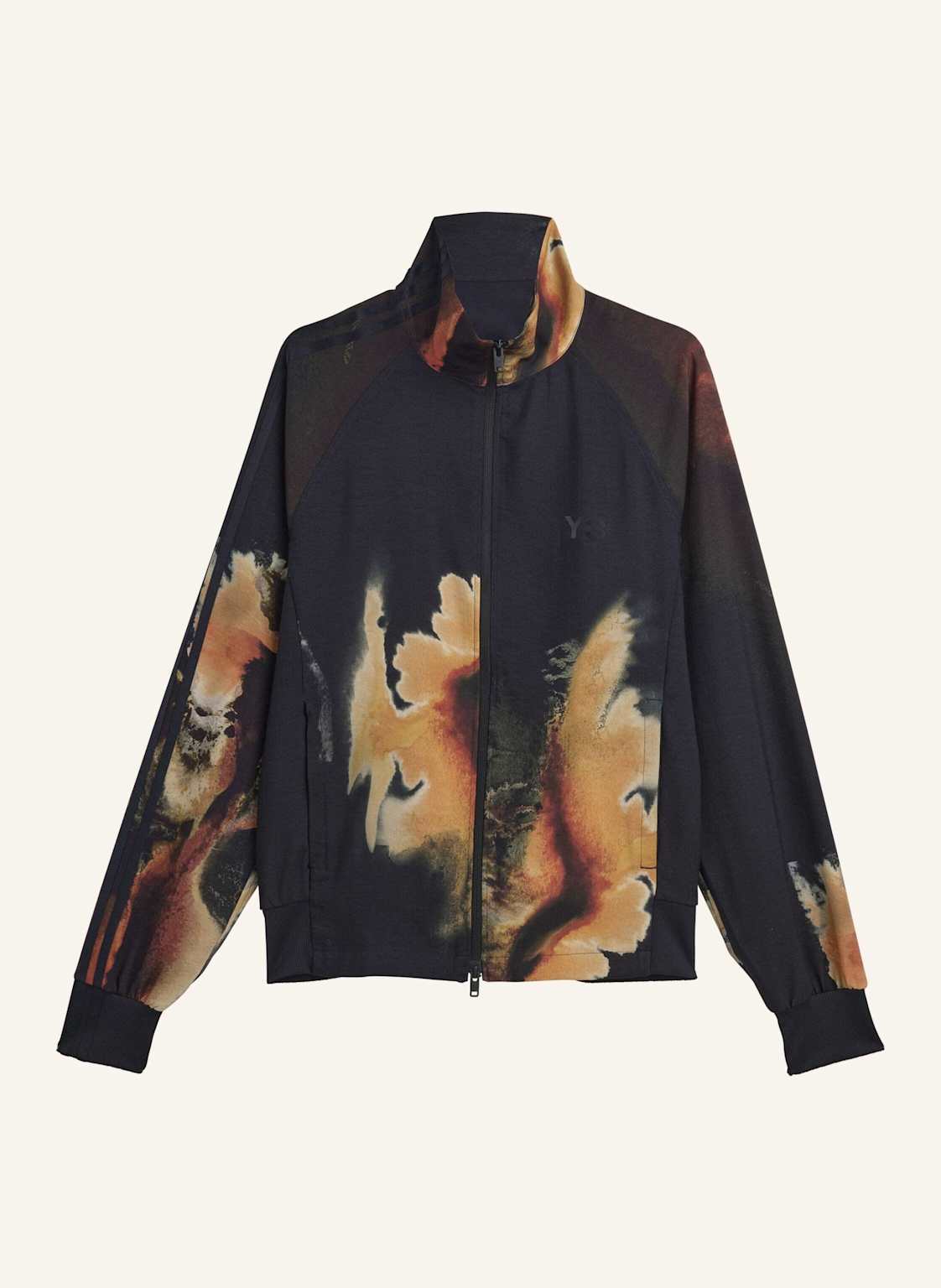 Y-3 Y-3 Aop Track Top – 3-Streifen schwarz von Y-3