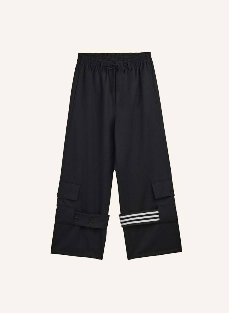 Y-3 Y-3 Cargo-Hose Aus Veredeltem Wollstoff schwarz von Y-3
