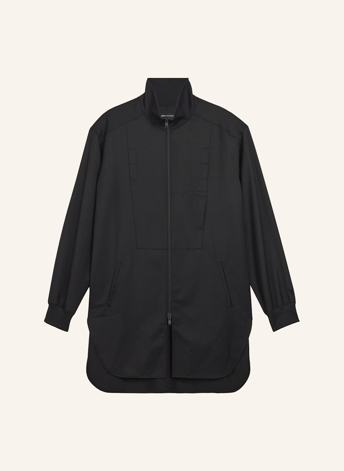 Y-3 Y-3 Lange Trainingsjacke Aus Veredelter Wolle schwarz von Y-3