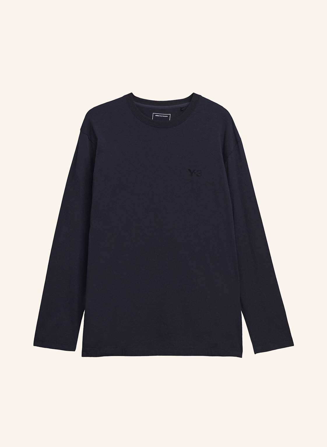Y-3 Y-3 Logo Langarmshirt schwarz von Y-3