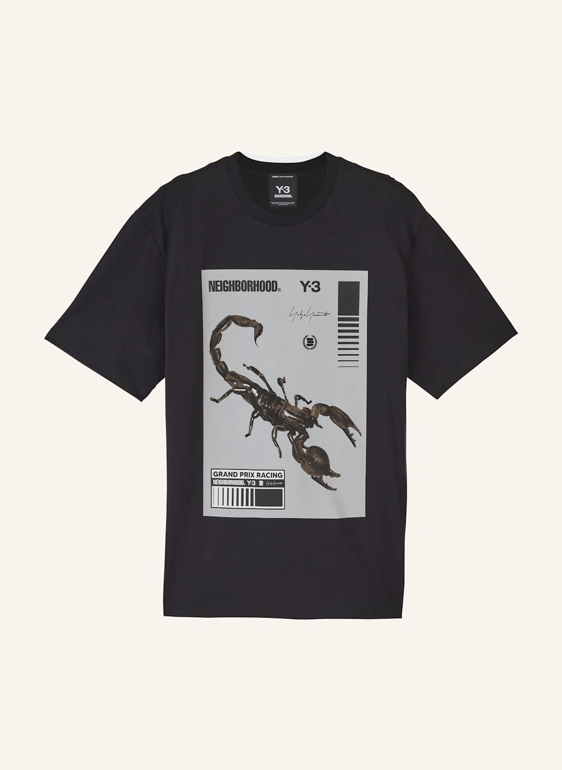 Y-3 Y-3 Nbhd Grafik-T-Shirt schwarz von Y-3