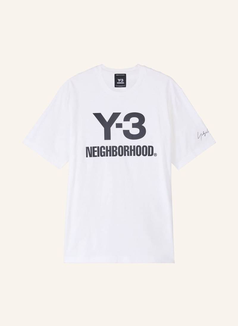 Y-3 Y-3 Nbhd Logo T-Shirt weiss von Y-3