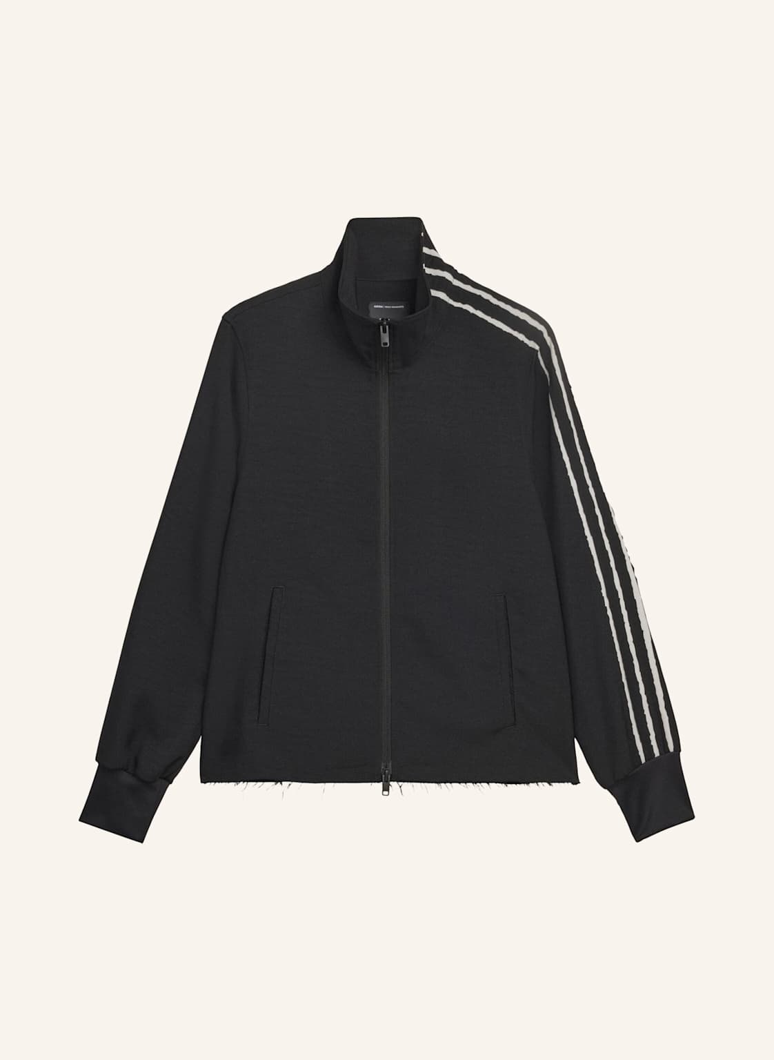 Y-3 Y-3 Sport Uniform Raw Cut 3-Streifen Trainingsjacke schwarz von Y-3