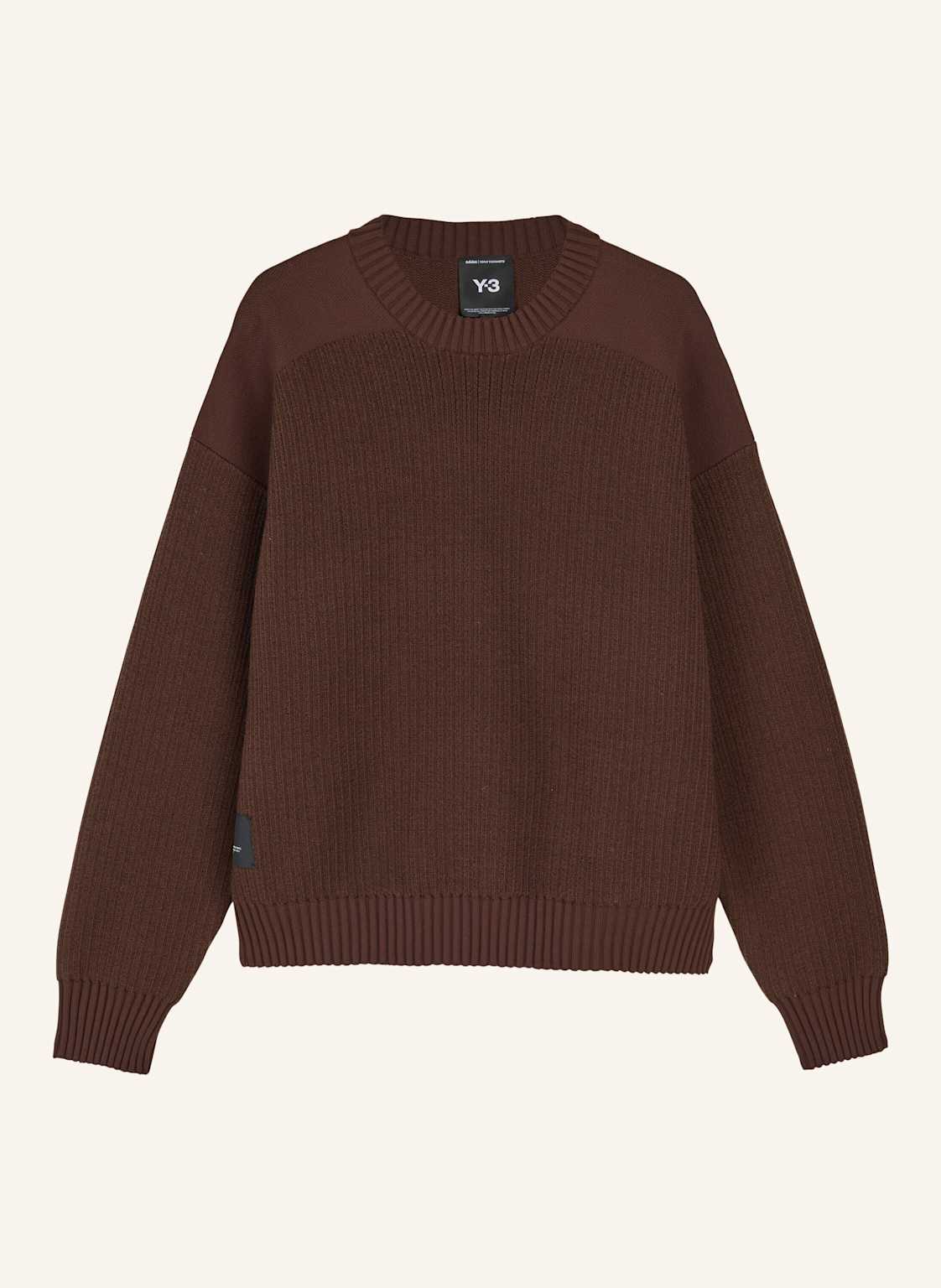 Y-3 Y-3 Ut Knit Crew Pullover braun von Y-3
