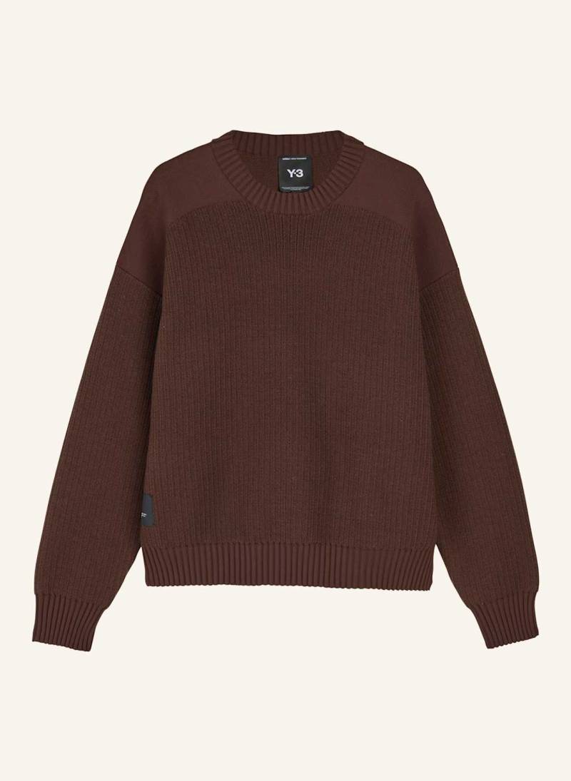 Y-3 Y-3 Ut Knit Crew Pullover braun von Y-3