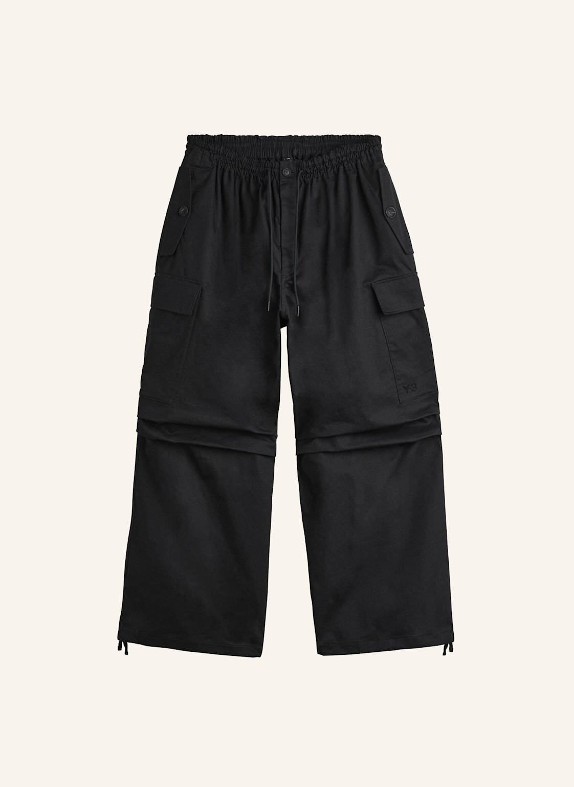 Y-3 Y-3 Ut Twill Cargohose schwarz von Y-3