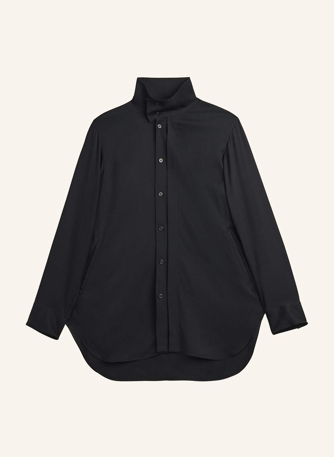 Y-3 Y-3 Viskose-Twill Hemd schwarz von Y-3