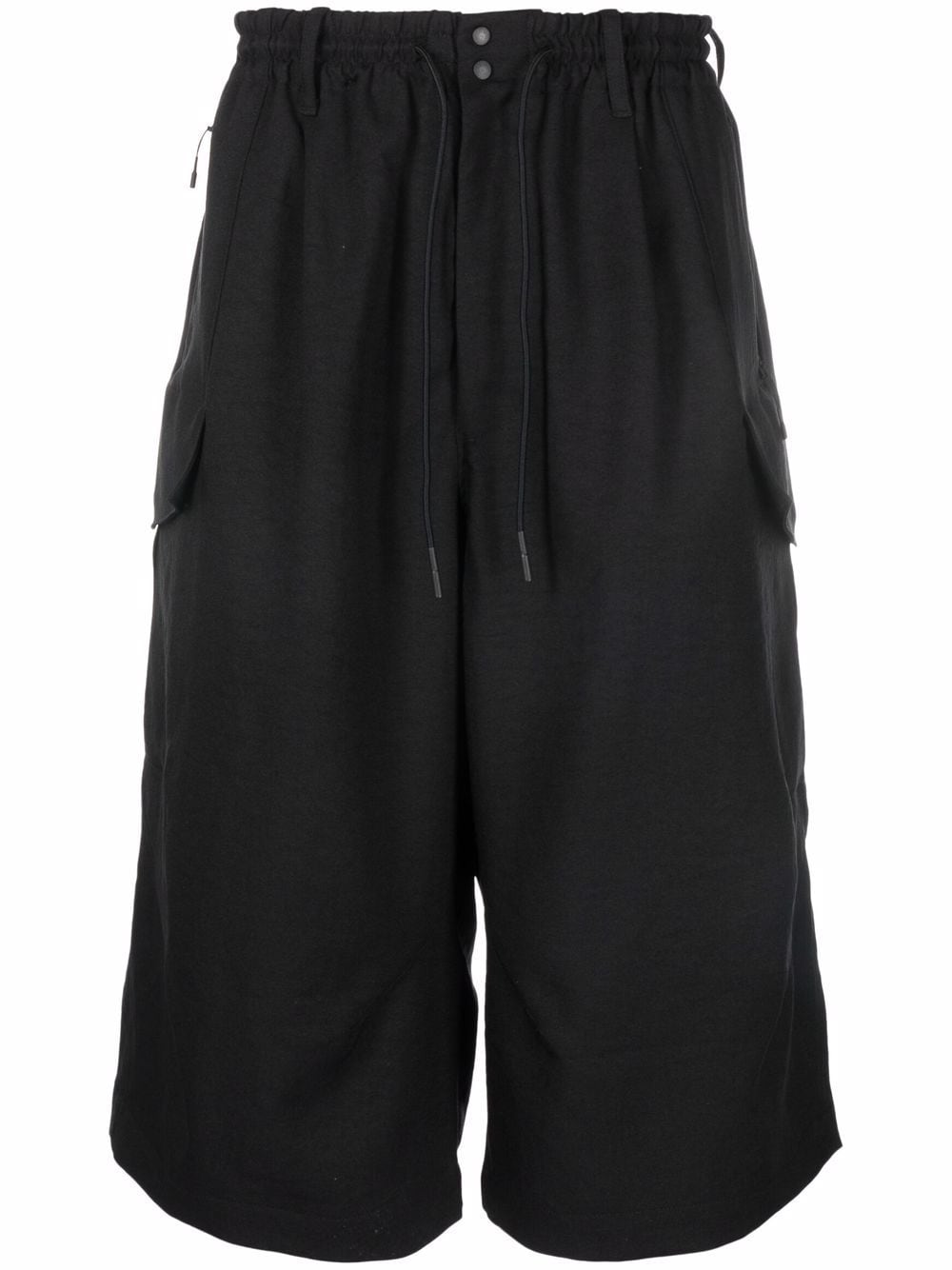 Y-3 Cargo-Shorts mit Kordelzug - Schwarz von Y-3