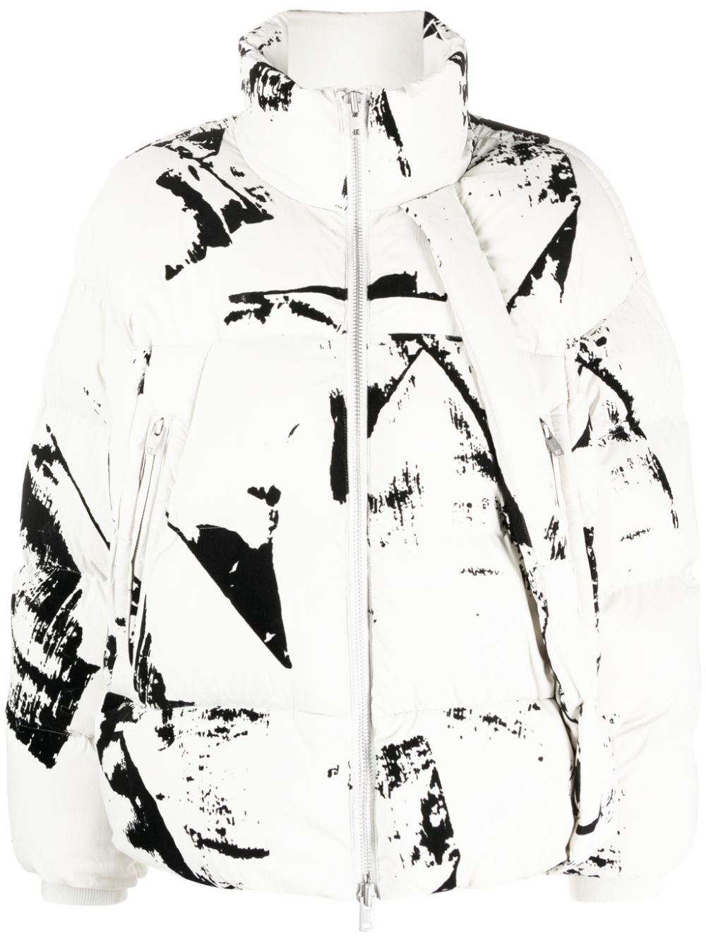 Y-3 Jacke mit grafischem Print - Nude von Y-3