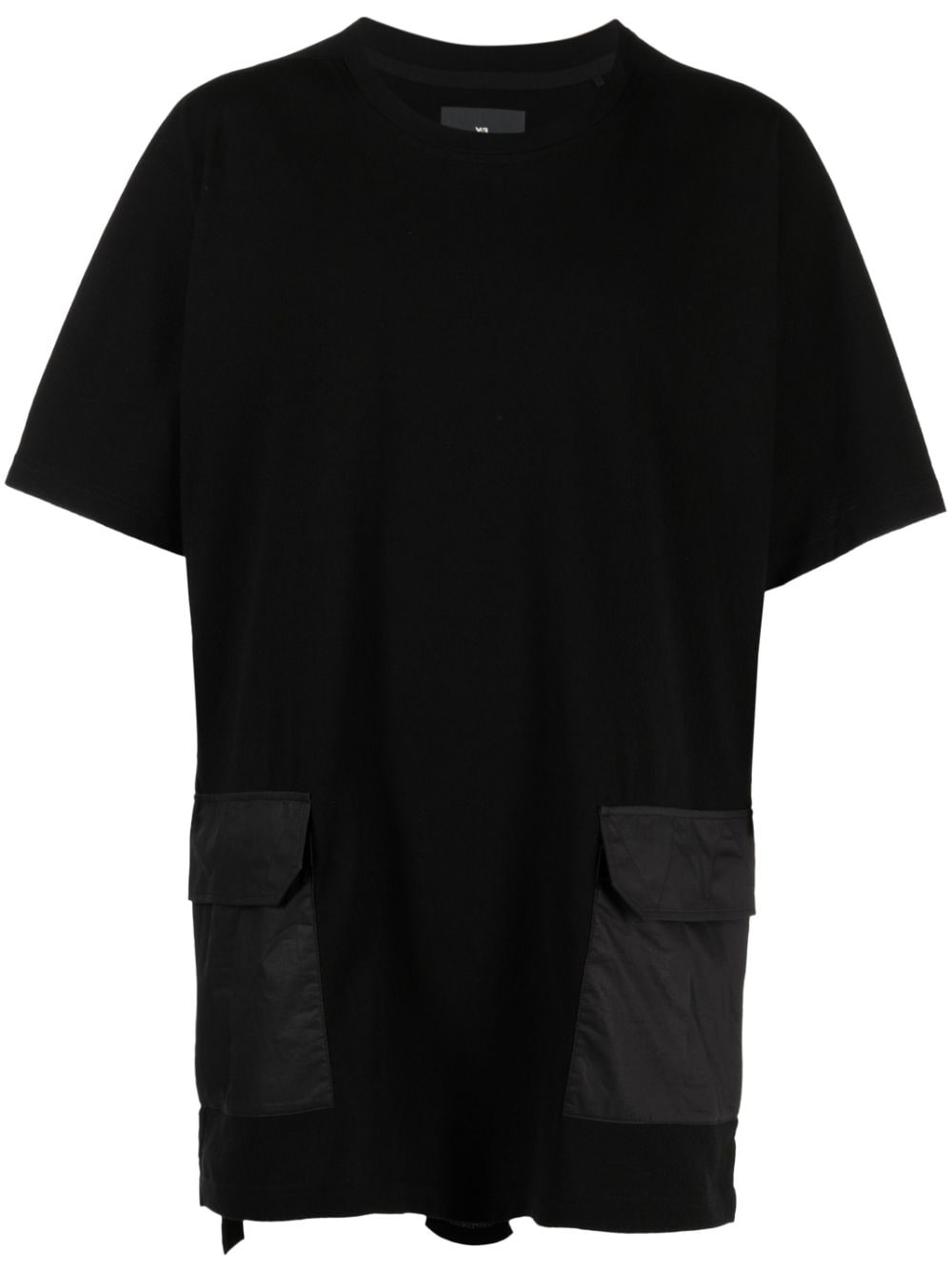 Y-3 T-Shirt mit Logo-Patch - Schwarz von Y-3