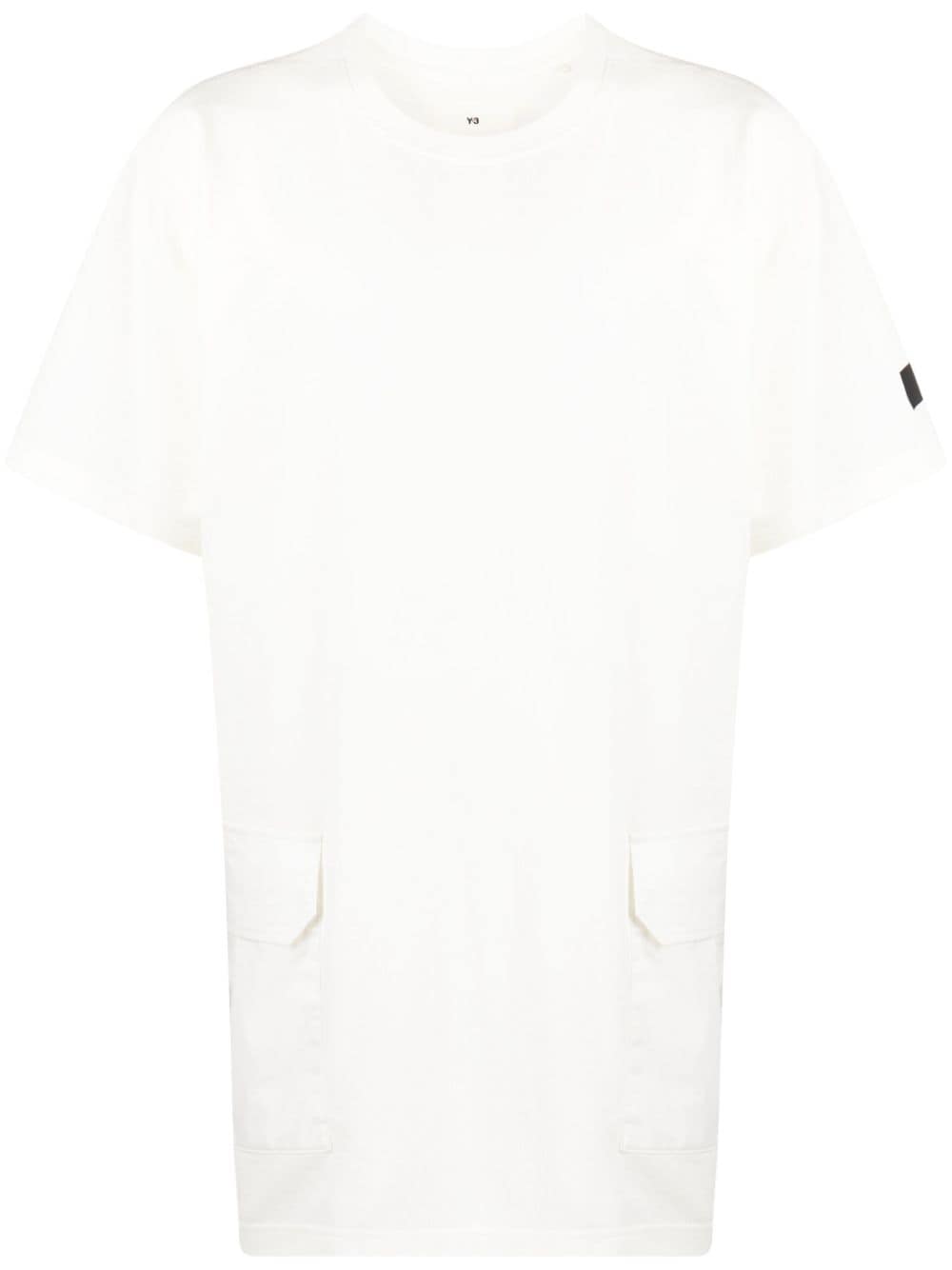 Y-3 T-Shirt mit Logo-Patch - Weiß von Y-3