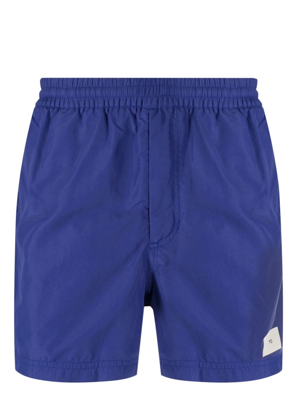 Y-3 Badehose mit Logo-Patch - Blau von Y-3