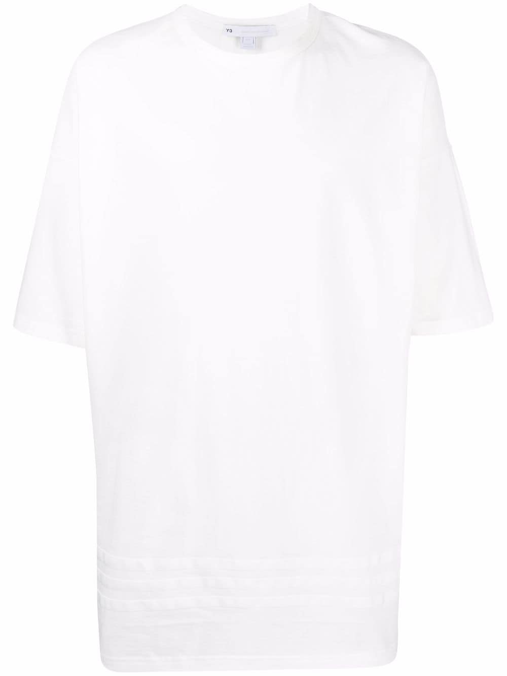 Y-3 T-Shirt mit Logo-Print - Weiß von Y-3