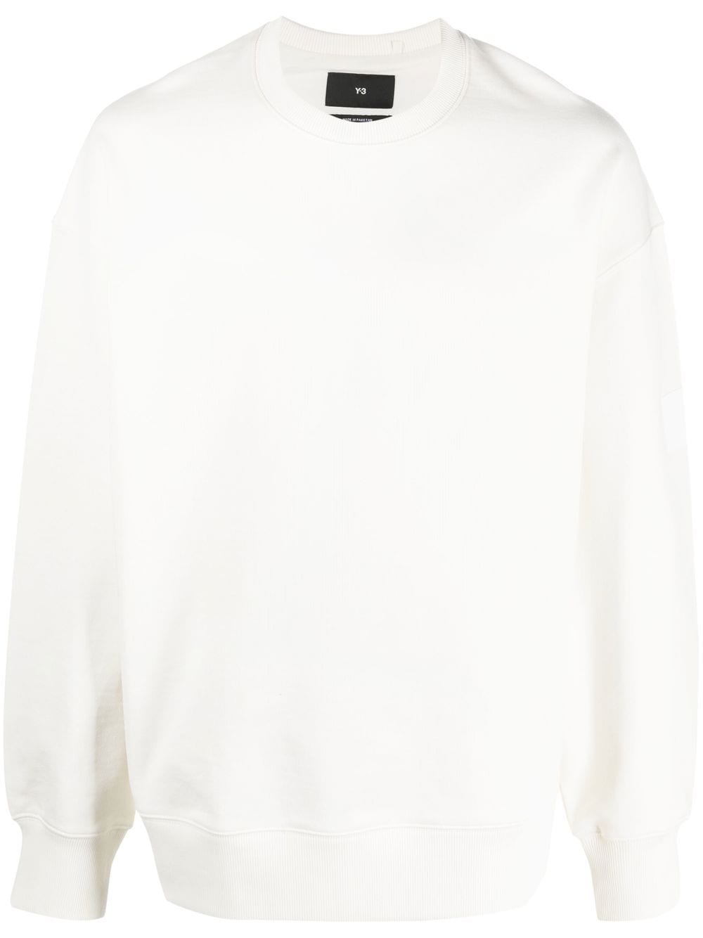 Y-3 Sweatshirt aus Bio-Baumwolle - Nude von Y-3