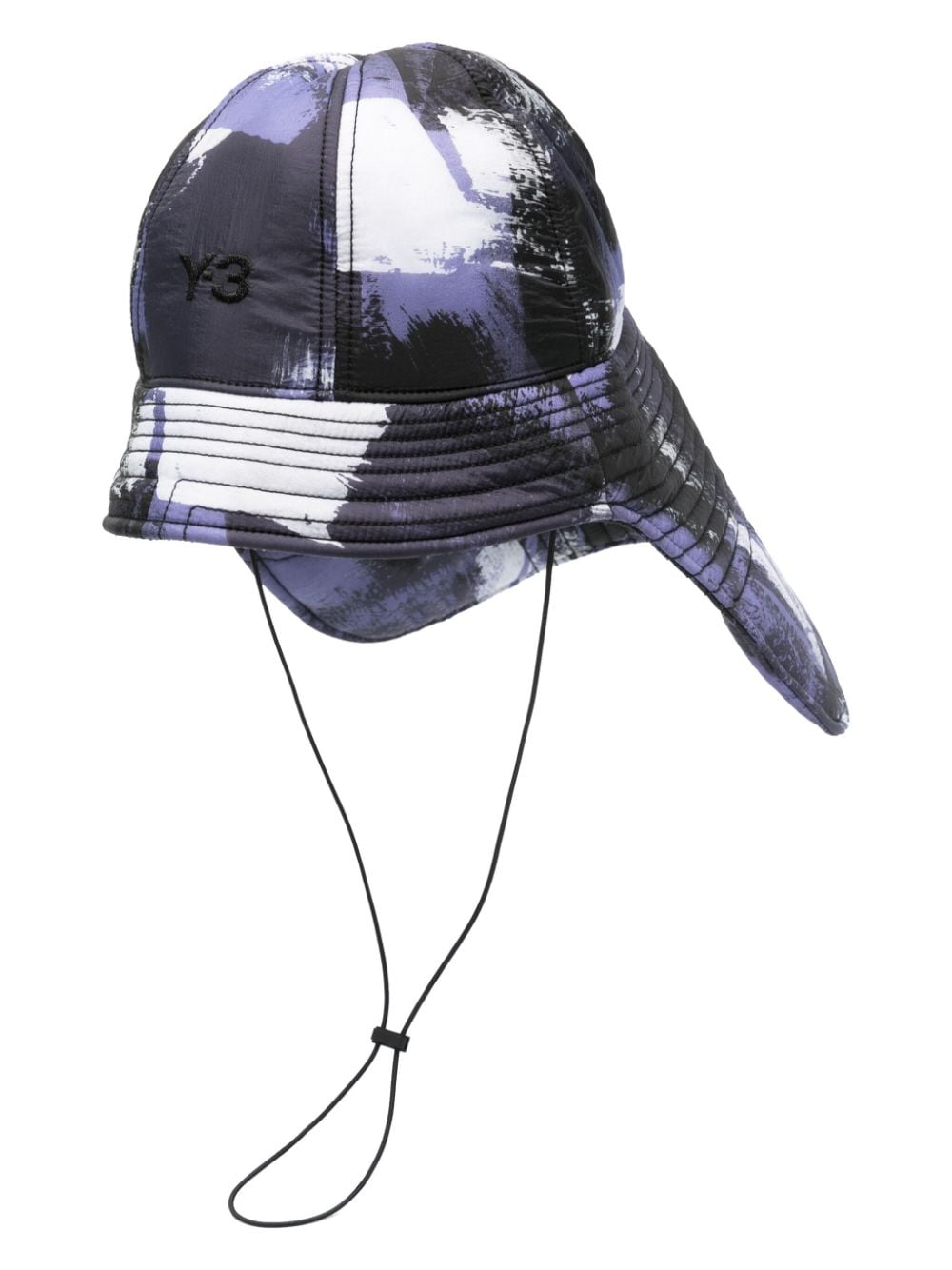 Y-3 Gesteppter Fischerhut mit Logo - Violett von Y-3