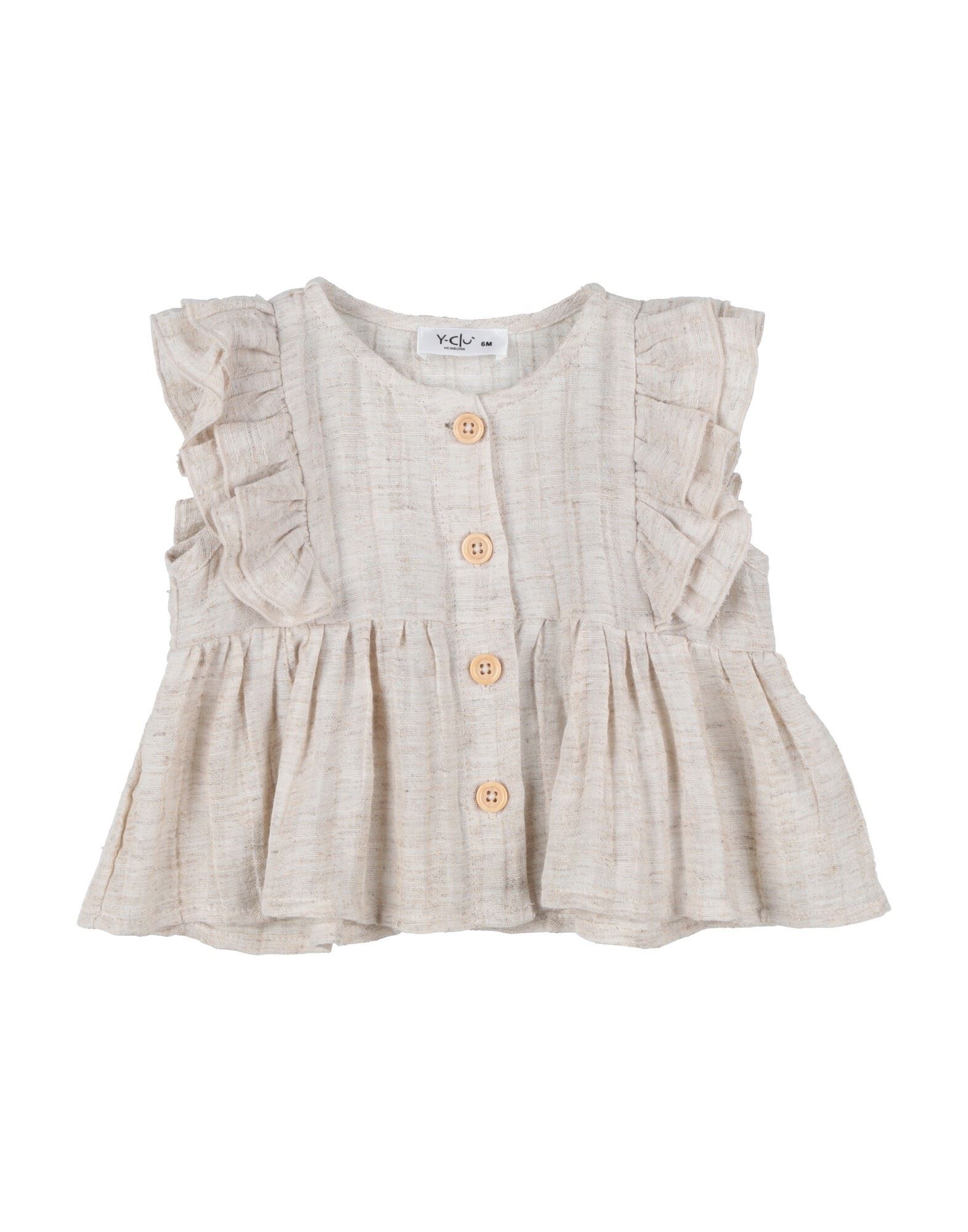 Y-CLÙ Hemd Kinder Beige von Y-CLÙ