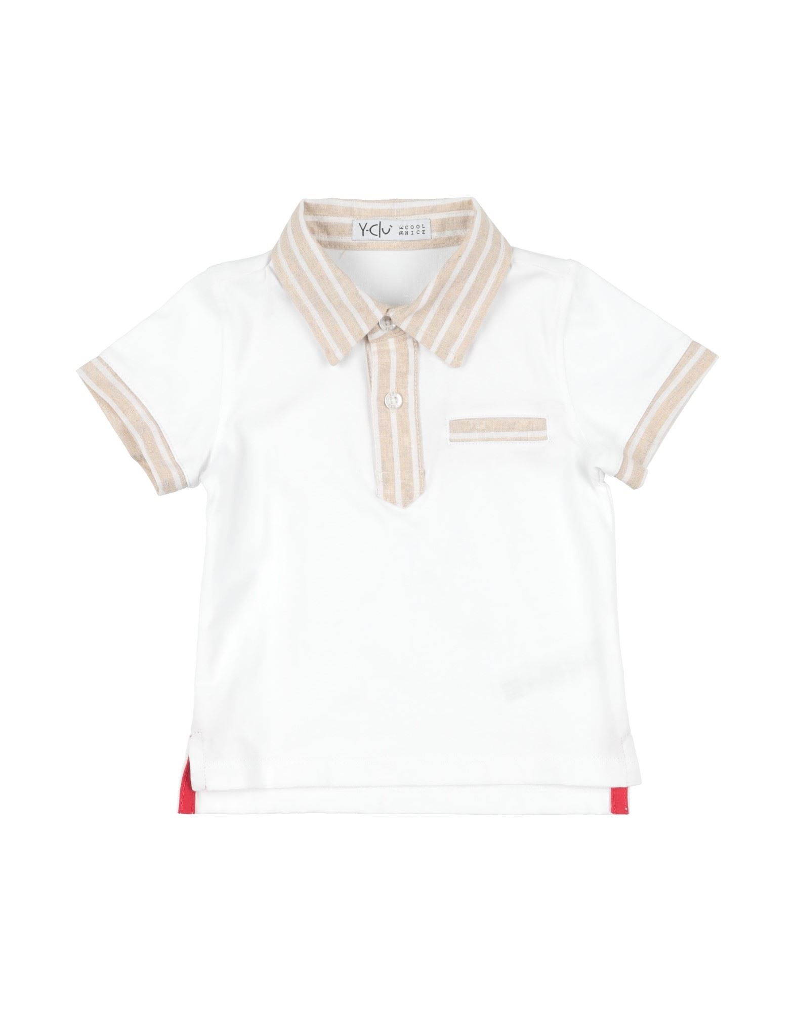 Y-CLÙ Poloshirt Kinder Weiß von Y-CLÙ