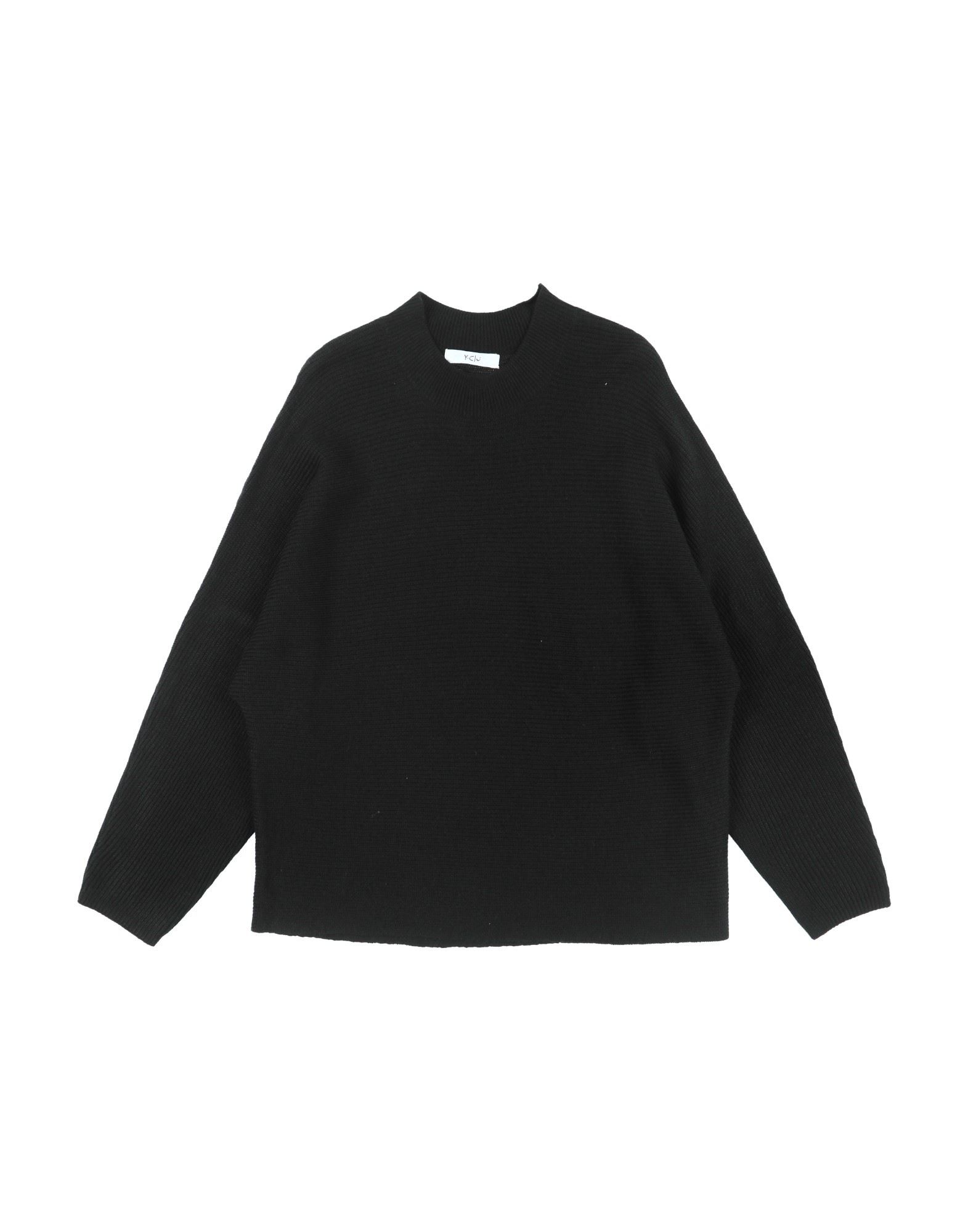 Y-CLÙ Rollkragenpullover Kinder Schwarz von Y-CLÙ