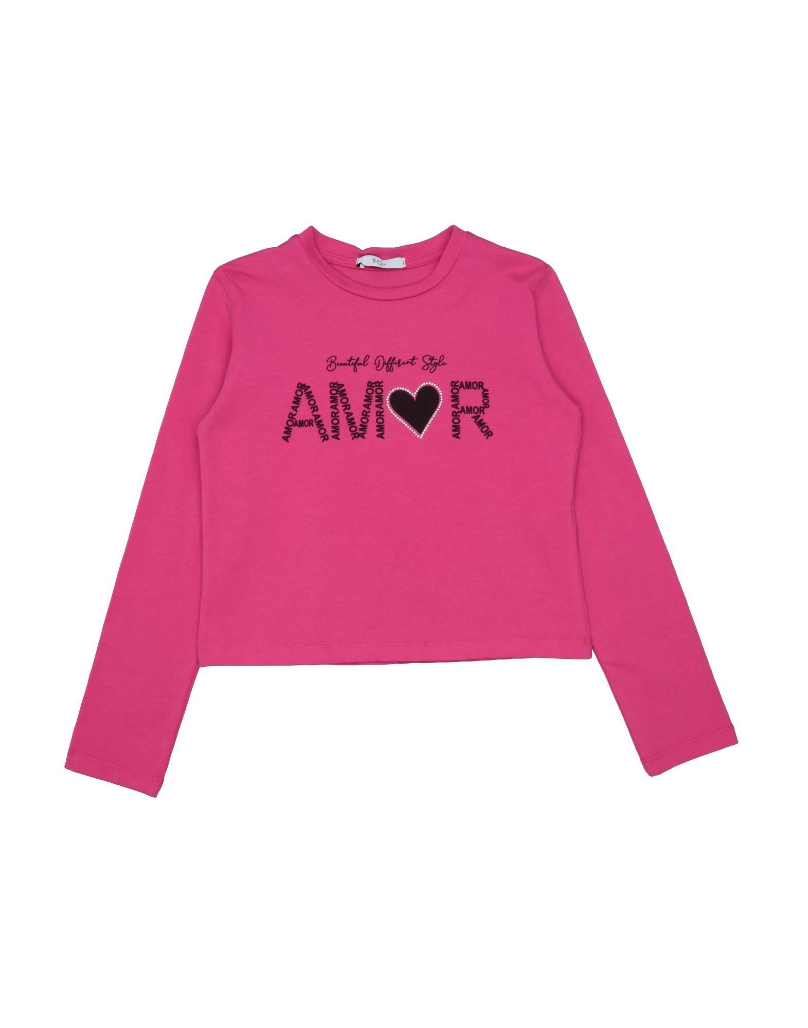 Y-CLÙ T-shirts Kinder Fuchsia von Y-CLÙ