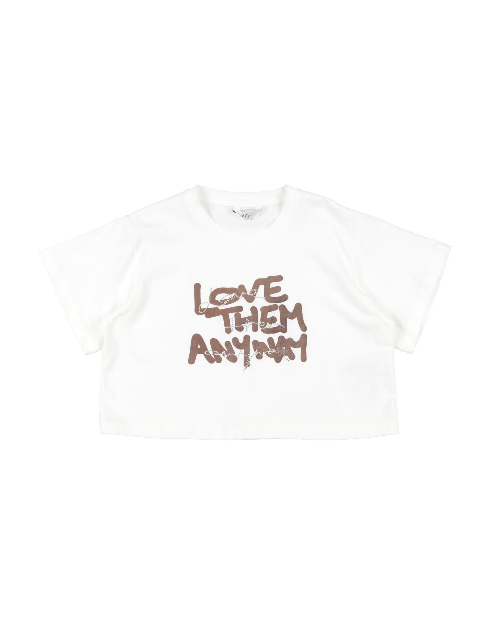 Y-CLÙ T-shirts Kinder Off white von Y-CLÙ