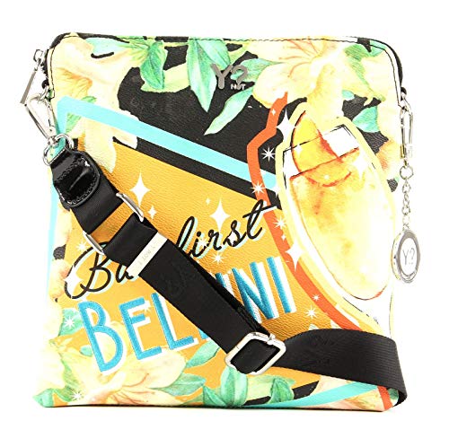 Y NOT? Bellini Flat Crossbody Black von Y NOT?