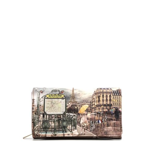 Y NOT? Wallet – Muster – YES364F4-Paris, einzigartig, Muster:, Taglia Unica von Y NOT?