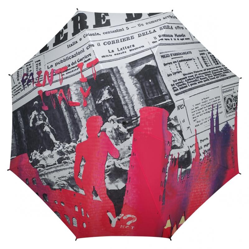 Y NOT - Y NOT Skyline Rome Long AC City Stockschirm Multicolor von Y NOT