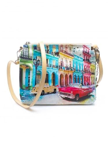 YNOT Damen Tasche D CUBA POP-399S0.CUBA Pop Umhängetasche mit drei Taschen CUBA ND Wahl=P, Cuba, Einheitsgröße von Y NOT?