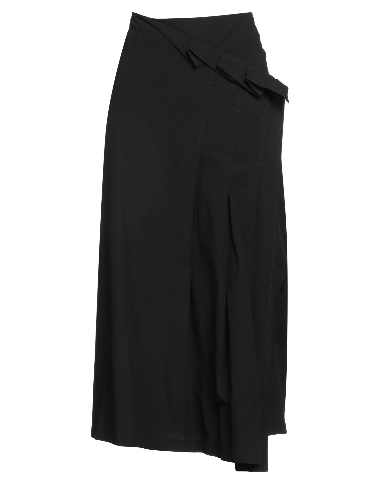 Y'S YOHJI YAMAMOTO Midi-rock Damen Schwarz Y'S YOHJI YAMAMOTO Midi-rock Damen Schwarz von Y'S YOHJI YAMAMOTO