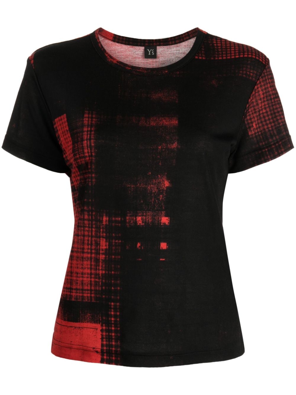 Y's T-Shirt mit grafischem Print - Rot von Y's