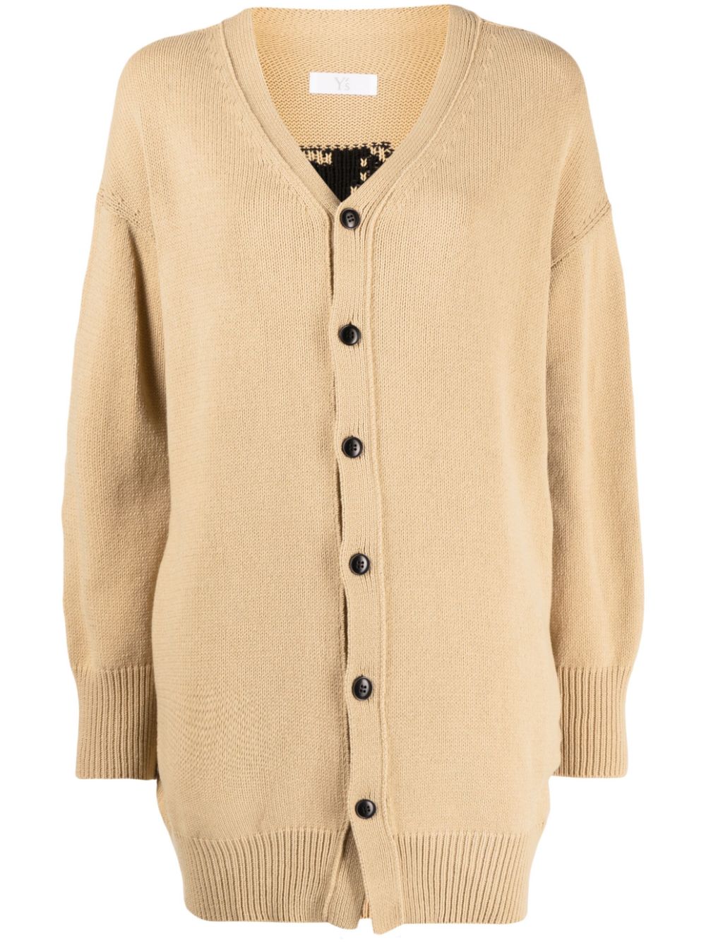 Y's Intarsien-Cardigan - Braun von Y's