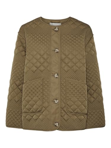 Y.A.S Damen YASLAURIE LS Padded Jacket S. NOOS Jacke, Capers, L von YAS