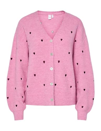 Y.A.S Damen Yasfleur Ls Knit Cardigan S. Noos, Begonia Pink, M Y.A.S Damen Yasfleur Ls Knit Cardigan S. Noos, Begonia Pink, M von Y.A.S