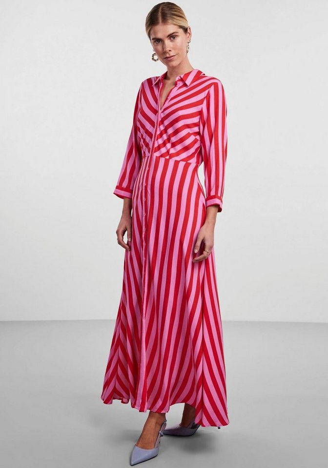 Y.A.S Hemdblusenkleid YASSAVANNA LONG SHIRT DRESS Sommerkleid, mit 3/4 Ärmel von Y.A.S