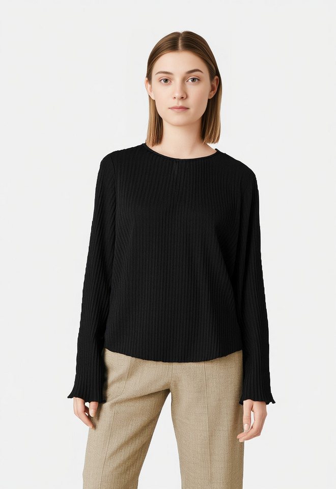 Y.A.S Plisseeshirt YASALISA LS TOP S. NOOS von Y.A.S