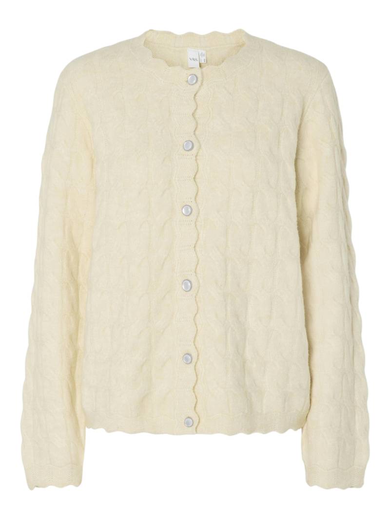 Y.A.S - YASBUBERA LS KNIT CARDIGAN S. NOOS birch - Gr. - L von Y.A.S