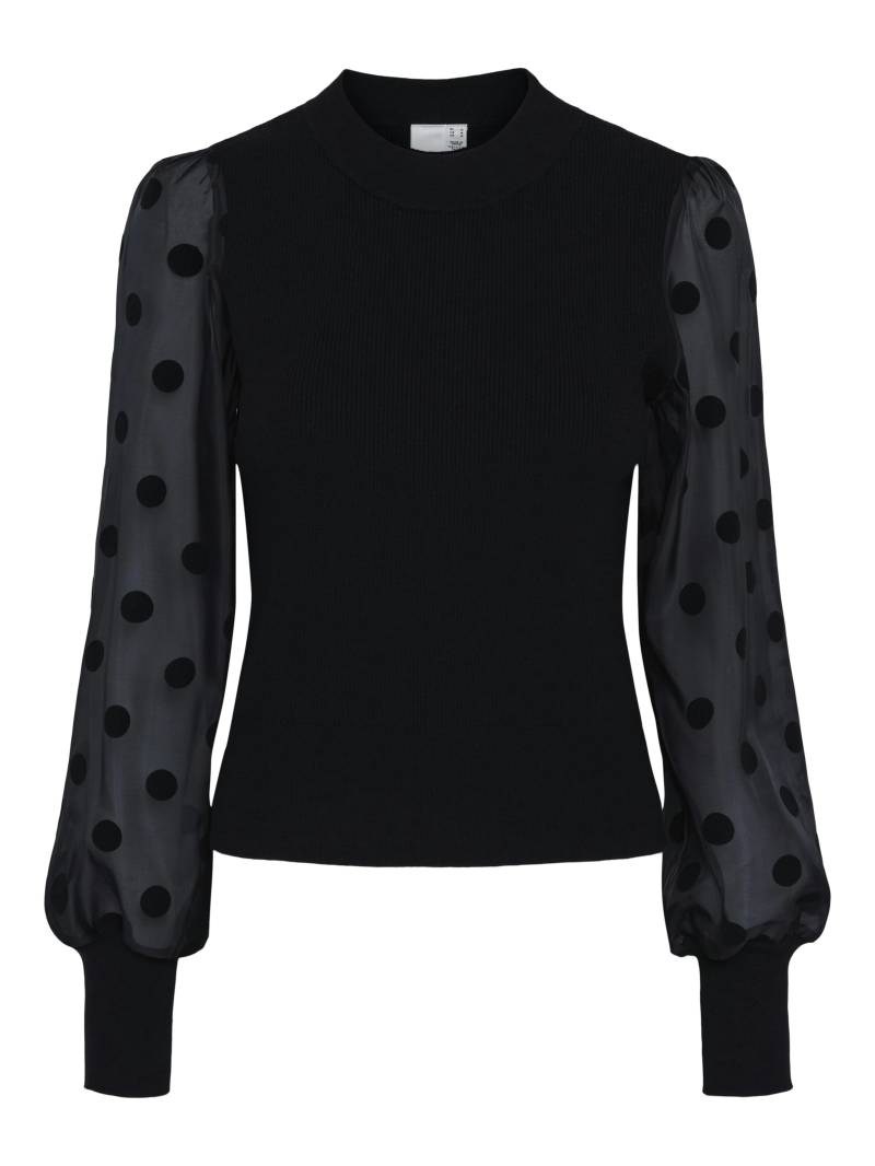 Y.A.S - YASDOTME LS KNIT PULLOVER S. NOOS black - Gr. - M von Y.A.S