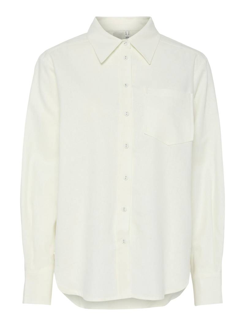 Y.A.S - YASFLAXY LS LINEN SHIRT NOOS star white - Gr. - 36 von Y.A.S