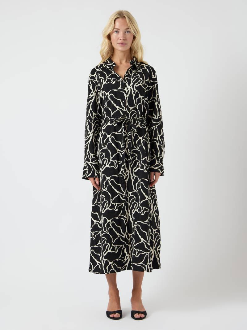 Y.A.S - YASKAYA LS LONG SHIRT DRESS S. NOOS black - Gr. - 38 von Y.A.S